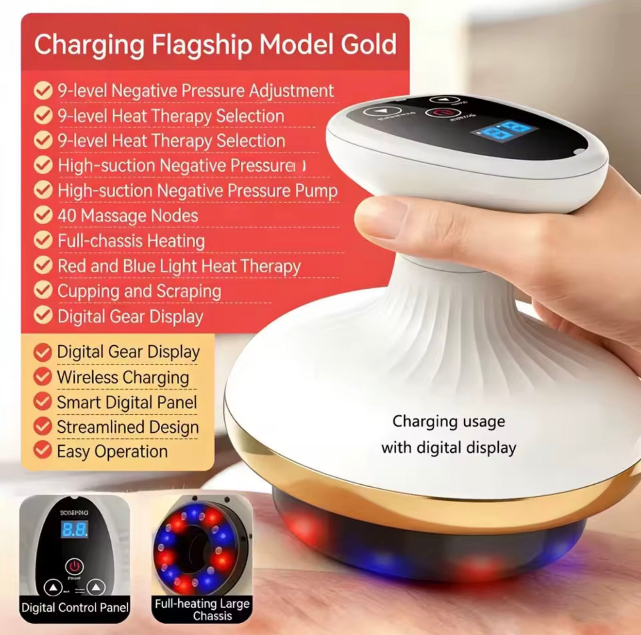 Vitalia Comfort™ Smart Lymphatic Drainage Massager. ™.