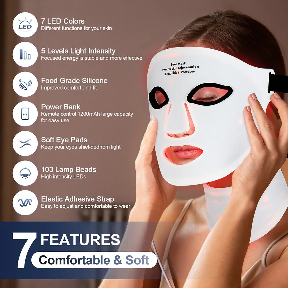 Rejuvenating LED Face Mask