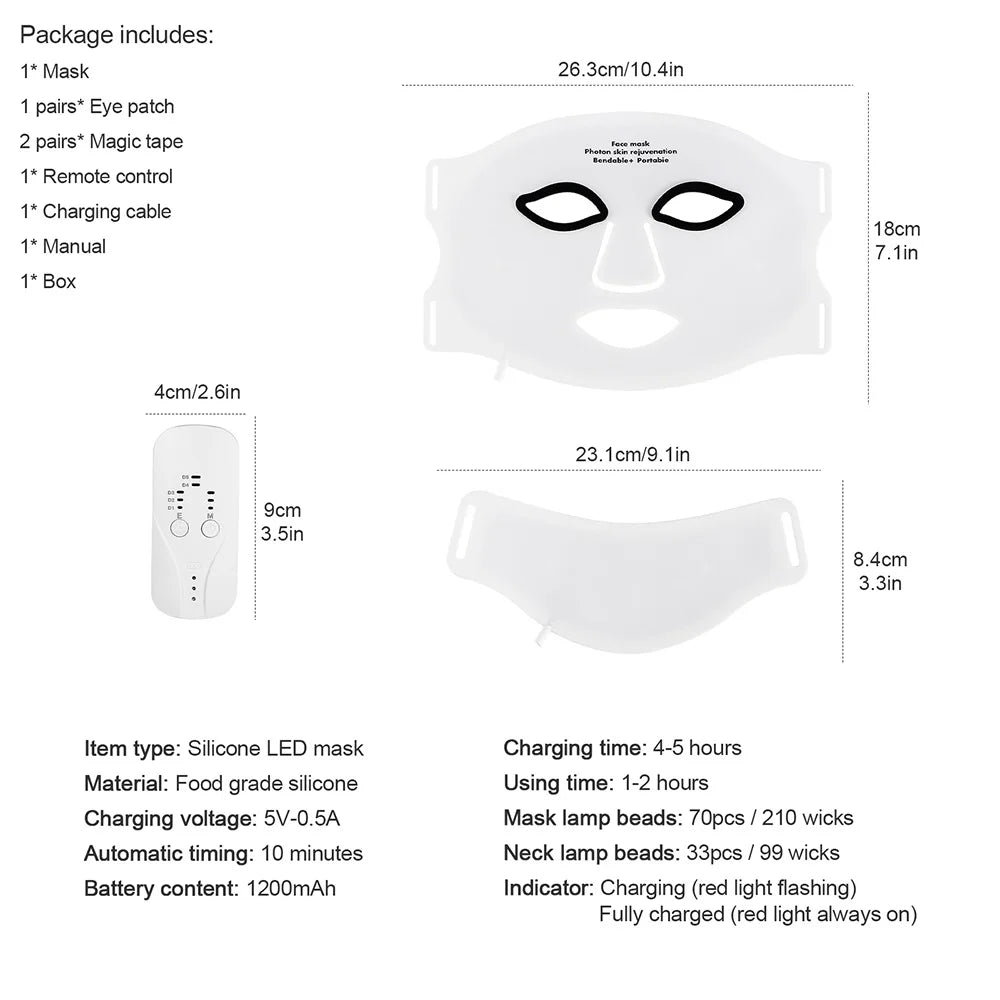 Rejuvenating LED Face Mask