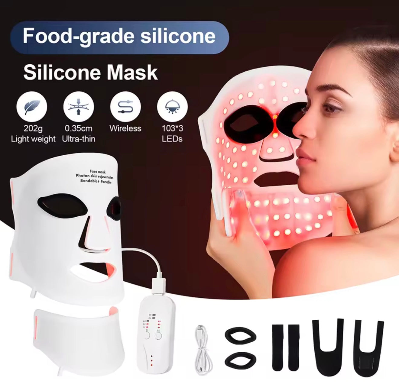 Rejuvenating LED Face Mask