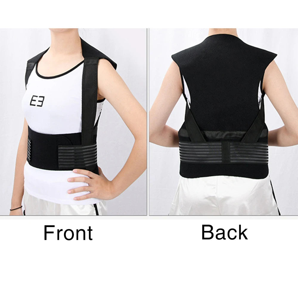 Chaleco calefactor de turmalina 118, terapia magnética, Corrector de postura de cintura, espalda y hombros, soporte Lumbar para columna vertebral, alivio del dolor