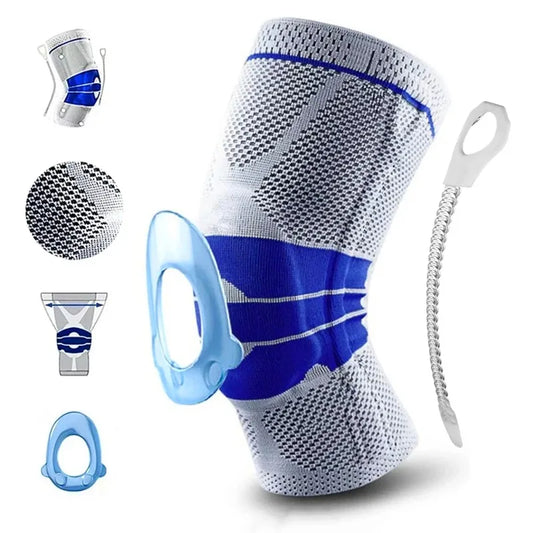 Medical Knee Brace with Support and Compression Sleeve — Aids Joint Recovery and Arthritis Pain Relief; Ideal for Running, Training, and Sports