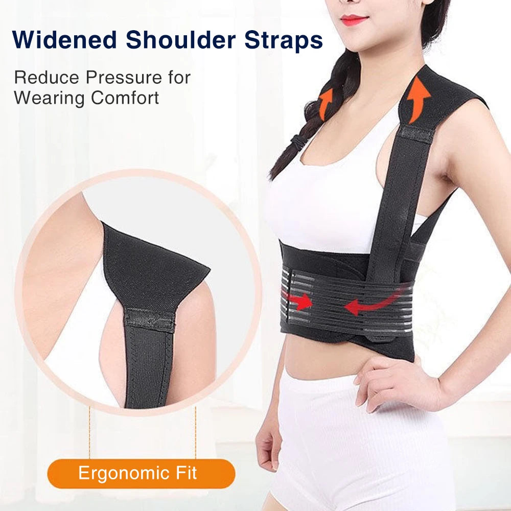 Chaleco calefactor de turmalina 118, terapia magnética, Corrector de postura de cintura, espalda y hombros, soporte Lumbar para columna vertebral, alivio del dolor