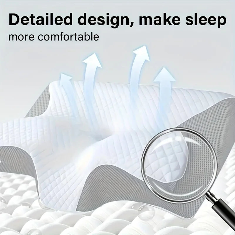 Vitalia Comfort Ergonomic Pillow – Premium Support for Neck and Cervical Spine – Enjoy Deep Sleep in Any Position.