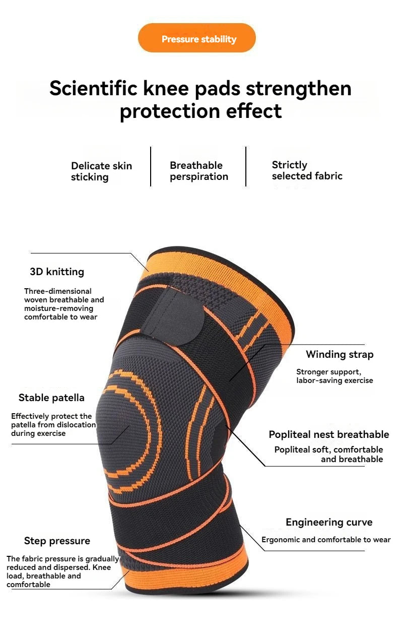 Compression Knee Brace with Adjustable Side Support