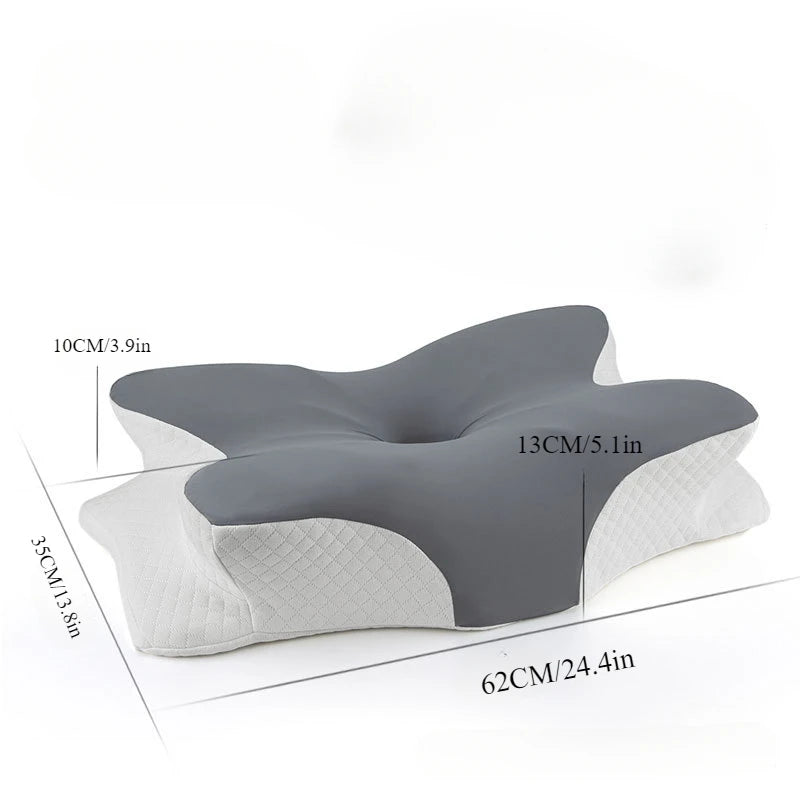 Funda de almohada de seda de hielo para pelo y piel, funda de almohada en forma de mariposa para almohada de mariposa, funda de almohada minimalista
